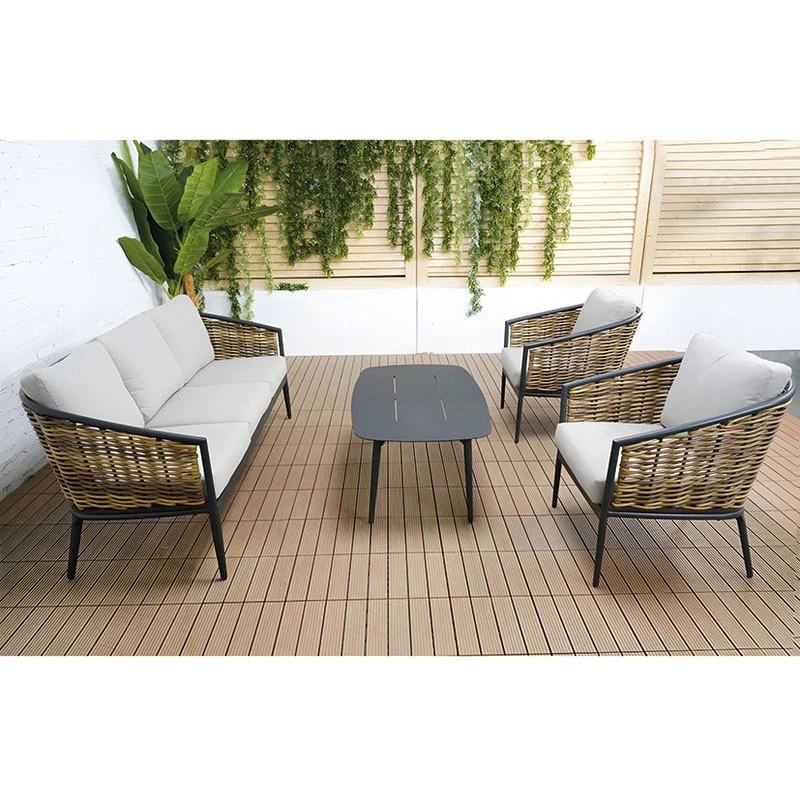 SET JARDIN BAYLOR 4 PIEZAS