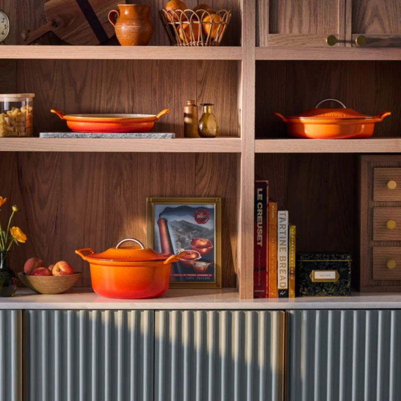 Cocotte redonda de hierro fundido Modern Heritage Le Creuset