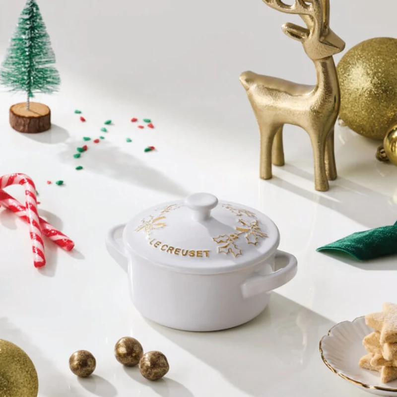 Mini cocotte cerámica Ed. Limitada Holly Le Creuset