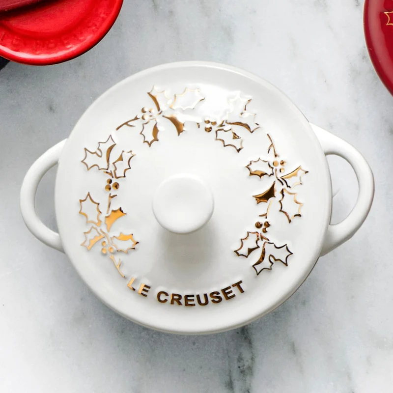 Mini cocotte cerámica Ed. Limitada Holly Le Creuset