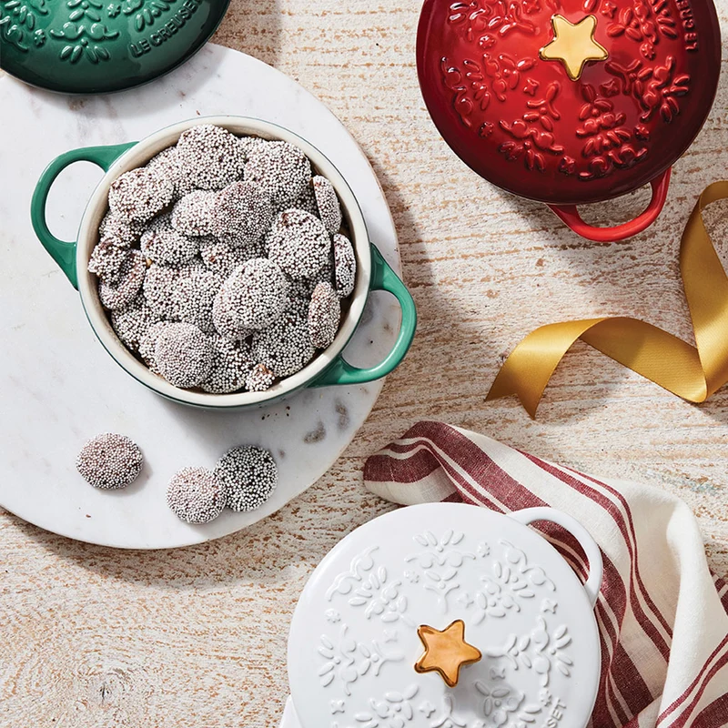 Mini cocotte cerámica Ed. Limitada Holly Le Creuset