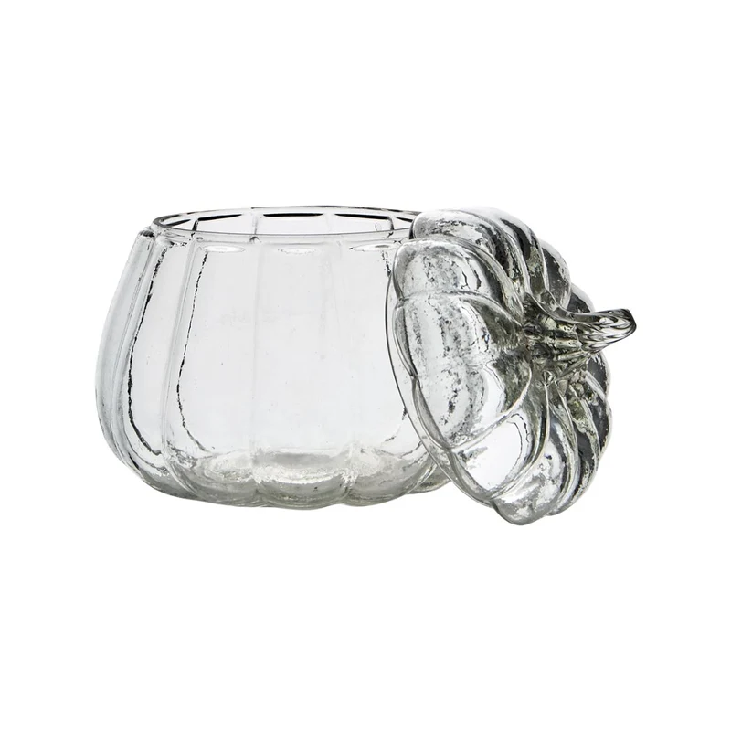 Bol de cristal con tapa Pumpkin Affari of Sweden