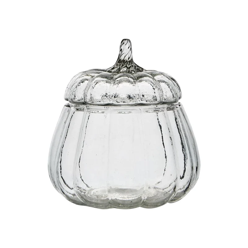 Bol de cristal con tapa Pumpkin Affari of Sweden