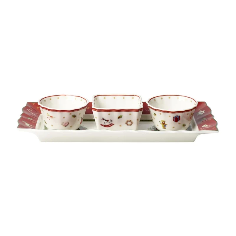 Conjunto de 4 piezas de porcelana para salsas y aperitivos Toy's Delight Villeroy & Boch