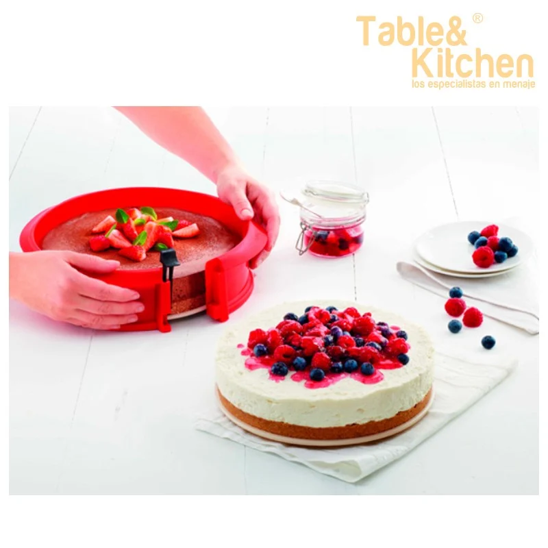 MOLDE SPRINGFORM DUO 23CM ROJO