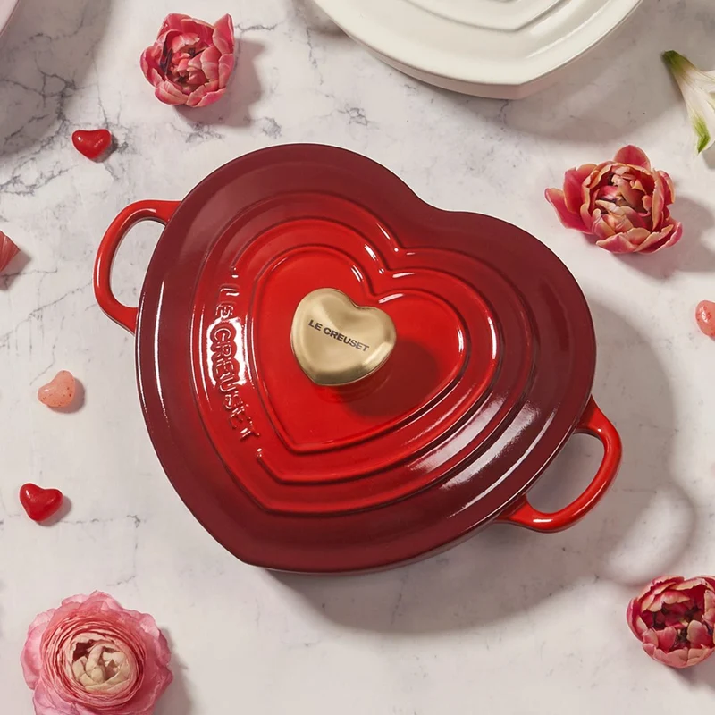 Cocotte baja corazón Le Creuset