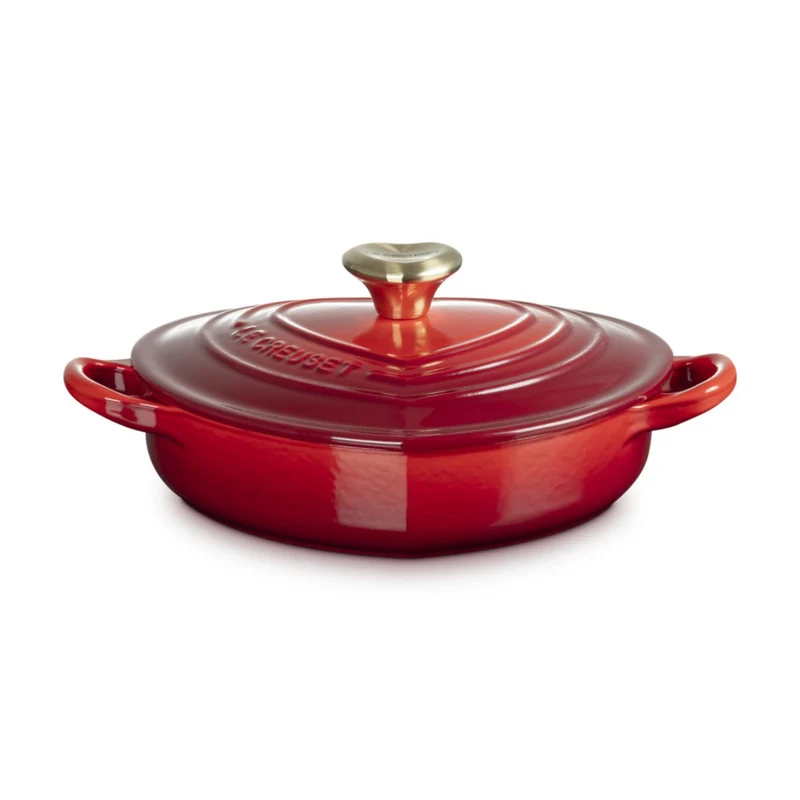 Cocotte baja corazón Le Creuset