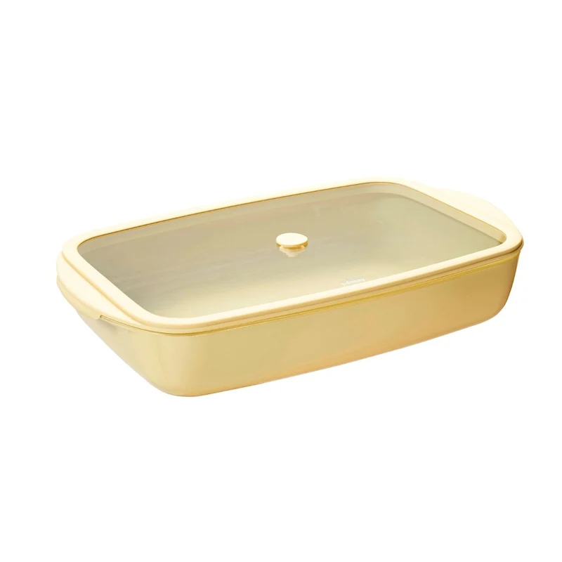 Bandejas de hornear de cristal con tapa Pebbly
