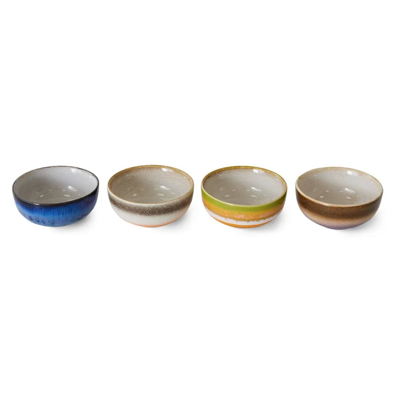 70s Ceramics: XS Bowls Sierra (set de 4)
