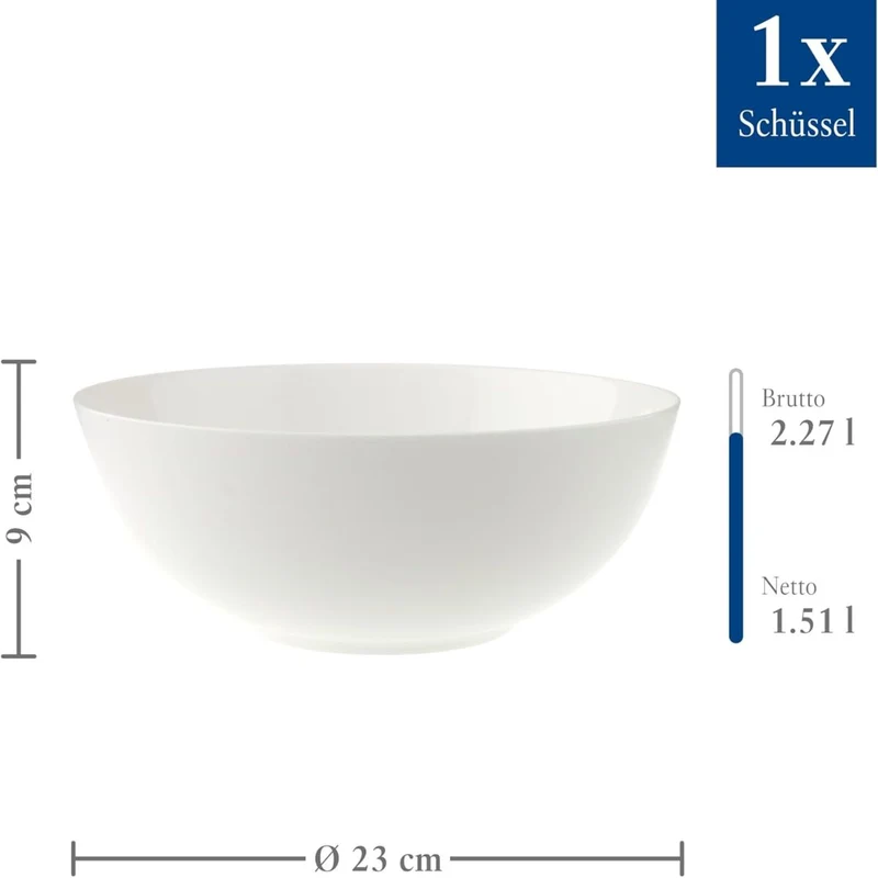 Ensaladera de porcelana Royal Villeroy & Boch