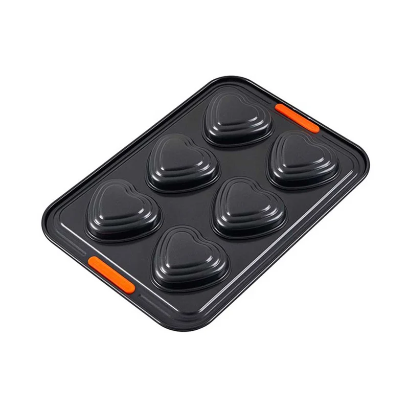 Molde antiadherente corazones Le Creuset