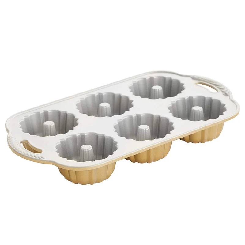 Molde aluminio Mini Anniversary Bundt dorado Nordic Ware