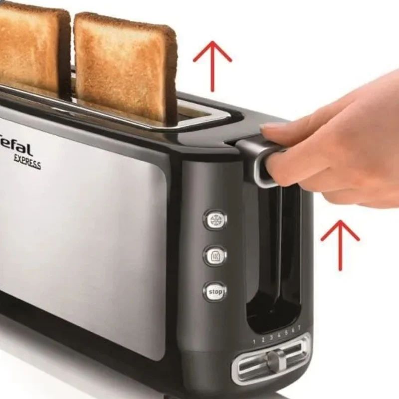 Tostadora de ranura larga Express Inox Tefal