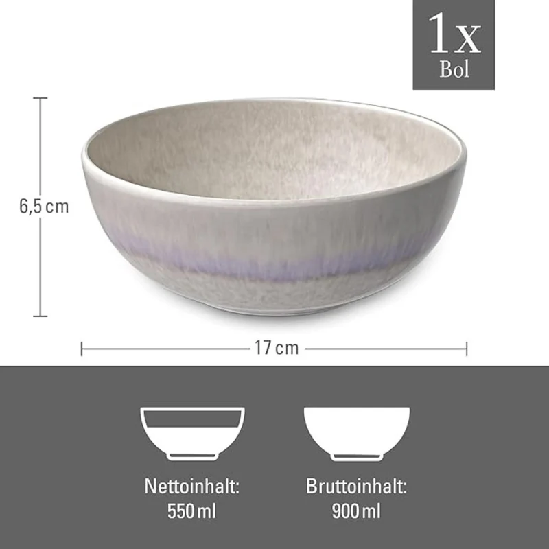 Cuenco de porcelana Perlemor Sand Villeroy & Boch