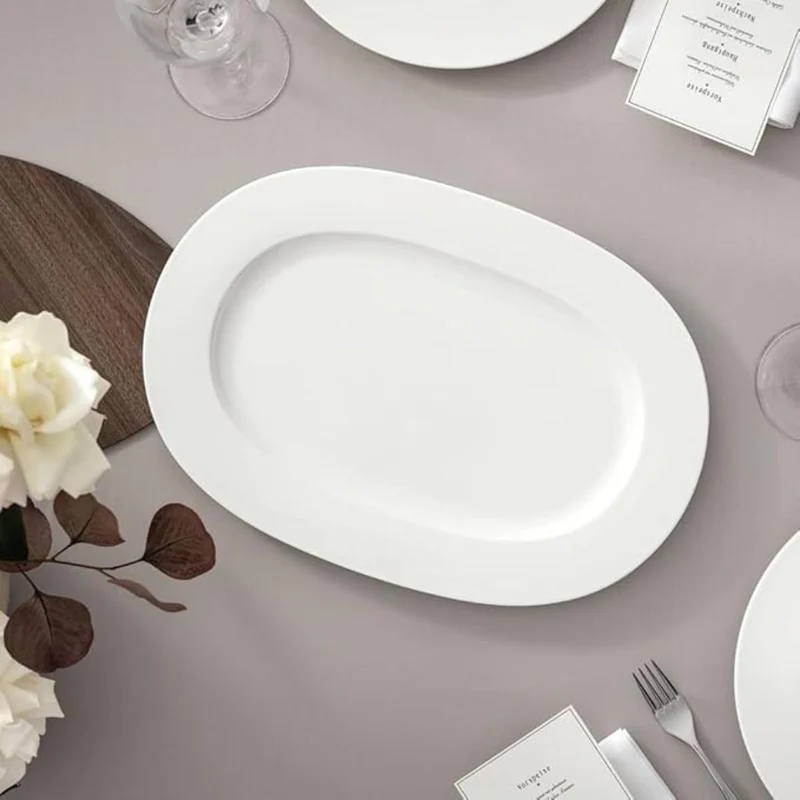 Fuente ovalada de porcelana Royal Villeroy & Boch