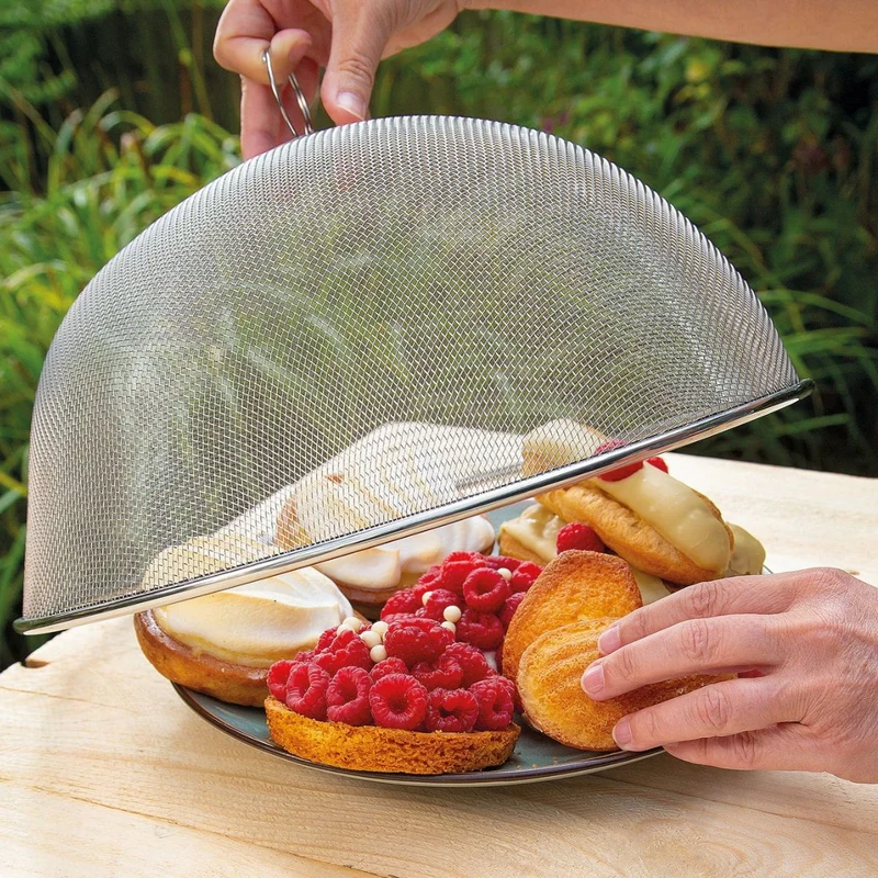Cubreplatos de acero inox Estivo Cilio