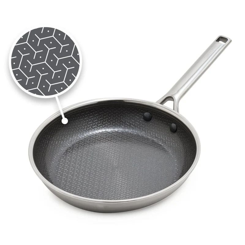 Sartén cerámica de acero inoxidable tricapa con fondo de nido de abeja Apex GreenPan