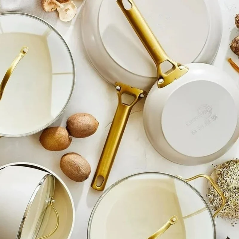 Set de 2 sartenes cerámicas Padova Cream White GreenPan