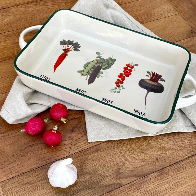 Fuente de horno de gres Vegetables Dexam