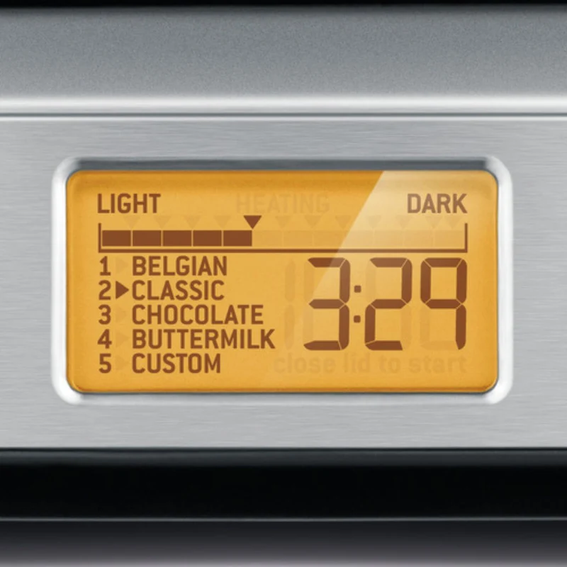 Gofrera inteligente doble con pantalla LCD Waffle PRO Sage
