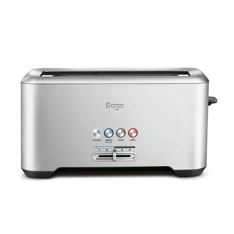 Tostadora de 2 ranuras largas con indicador LED Sage