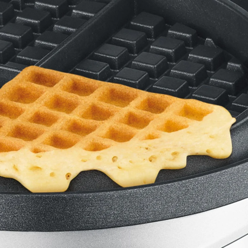 Gofrera clásica circular The No-Mess Waffle Sage