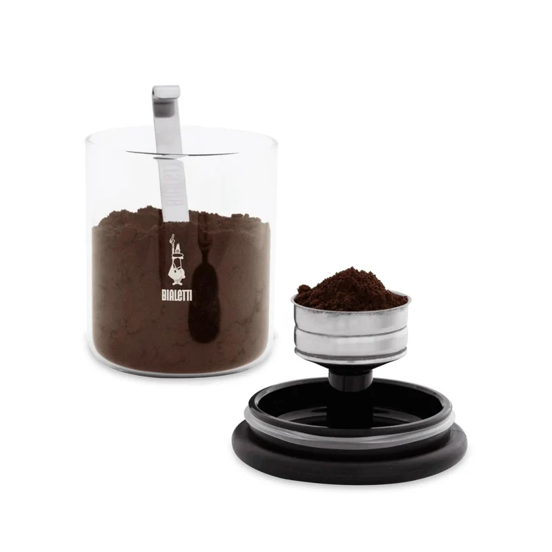 Tarro hermético de cristal para café Bialetti