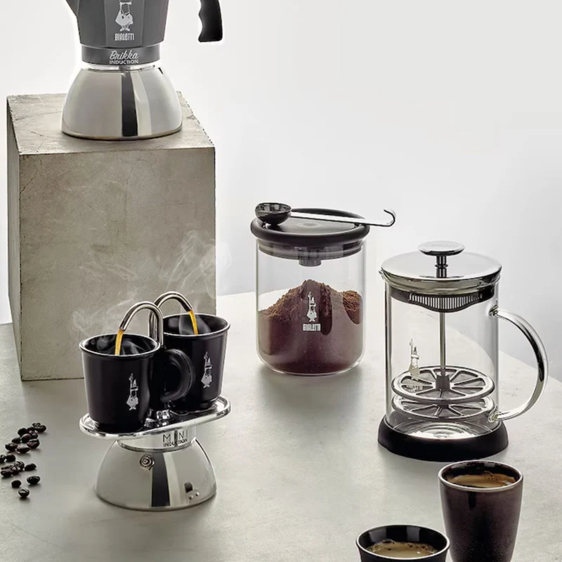 Tarro hermético de cristal para café Bialetti