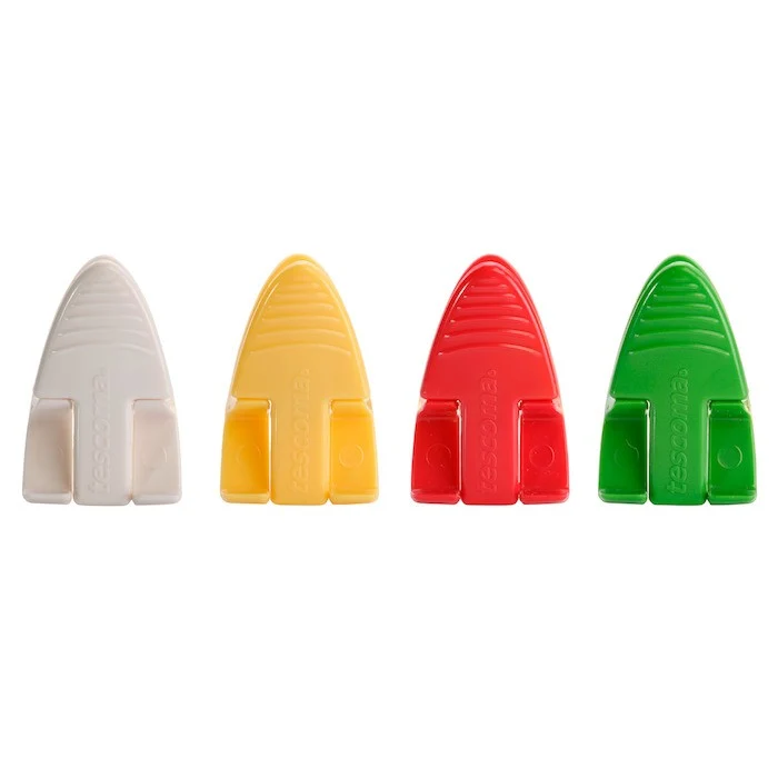 SET 4 PINZAS CIERRABOLSAS 5,5CM PRESTO