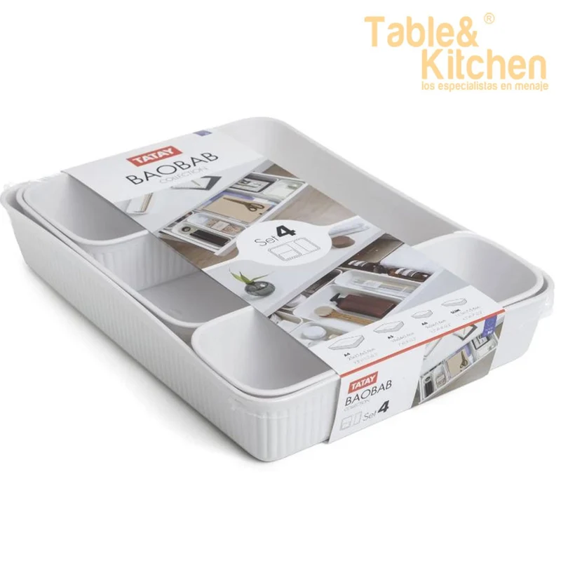 SET 4 ORGANIZADORES SLIM BAOBAB TATAY