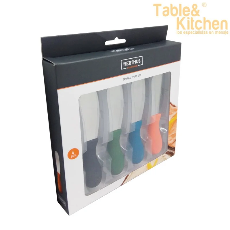 SET 4 CUCHILLOS PARA UNTAR