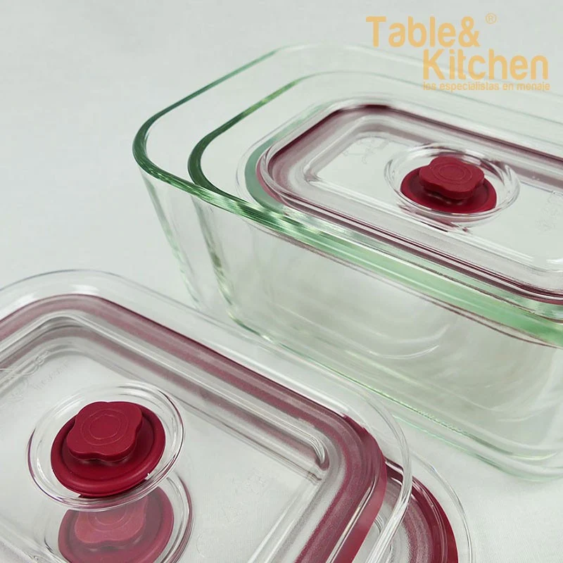 SET 3 RECIPIENTES CRISTAL APTOS HORNO JATA