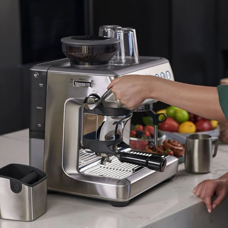 Cafetera Expresso manual con molinillo Barista Express Impress Sage