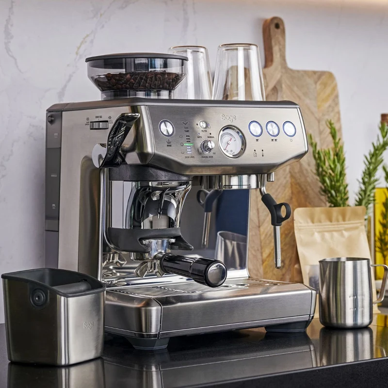 Cafetera Expresso manual con molinillo Barista Express Impress Sage
