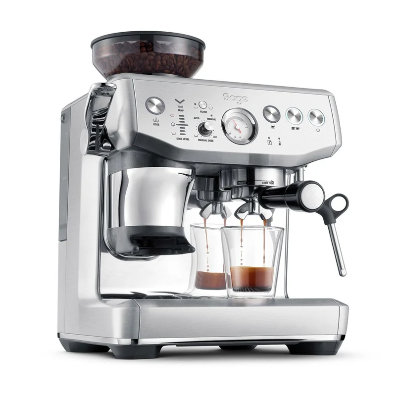 Cafetera Expresso manual con molinillo Barista Express Impress Sage