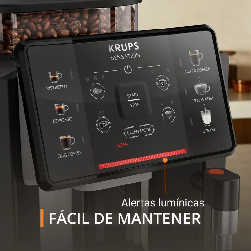 Cafetera Expresso superautomática Sensation Krups