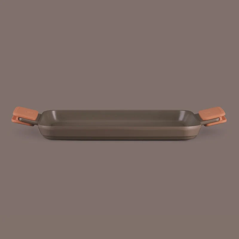 Plancha lisa antiadherente fuego y horno Compac Pro Bra