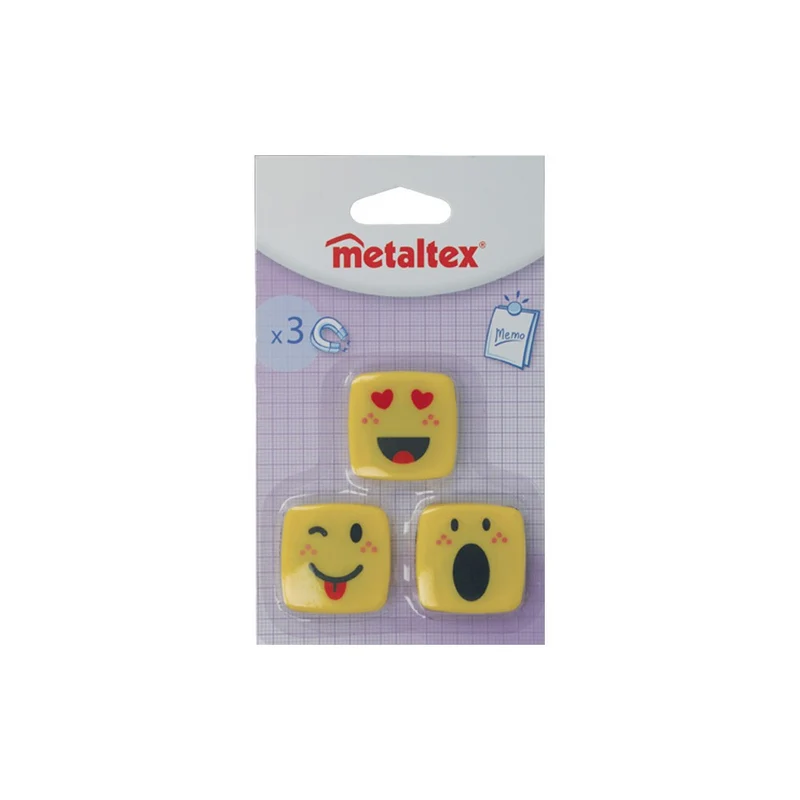 SET 3 IMANES PARA NEVERA EMOJI - LIKE