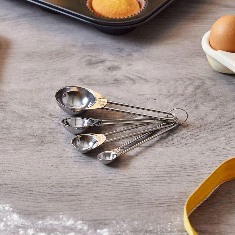 Set de 4 cucharas medidoras inox Mason Cash