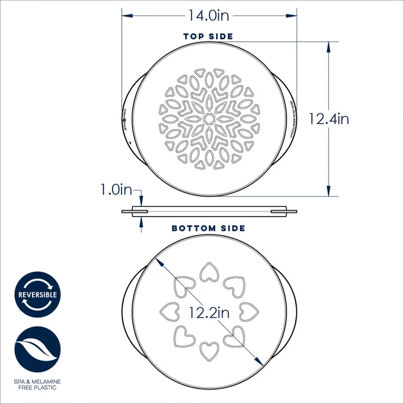 Cortador reversible para tartas pie Nordic Ware