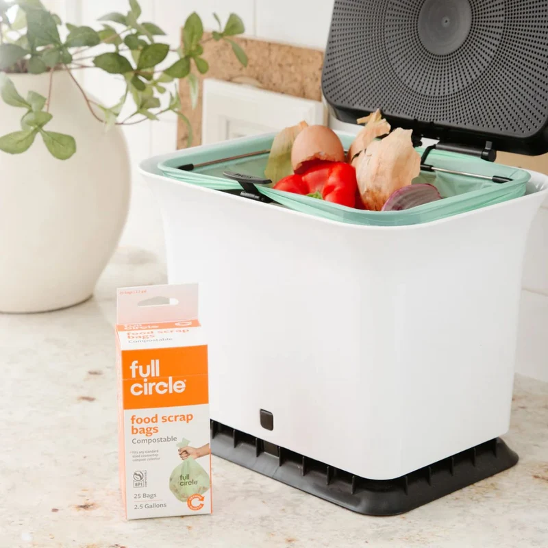 Cubo de basura orgánica con ventilación Fresh Air Full Circle