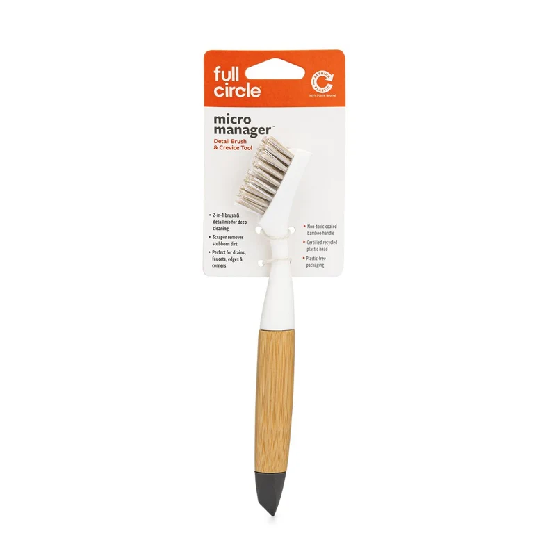 Cepillo limpiador con pico fino Micro Manager Full Circle