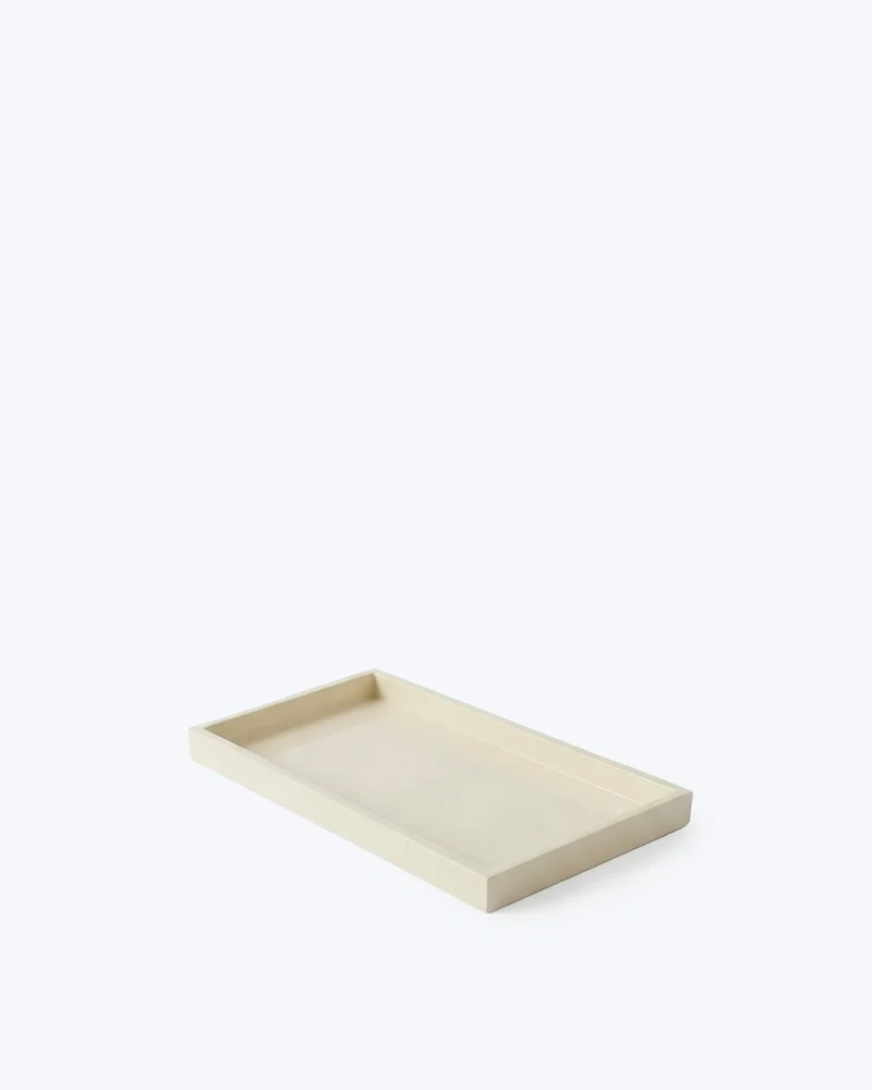 BANDEJA LACADA HUESO 30X15CM