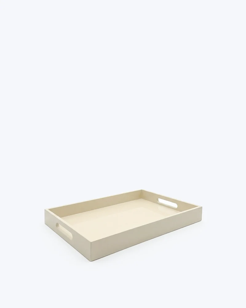 BANDEJA LACADA HUESO 40X30CM