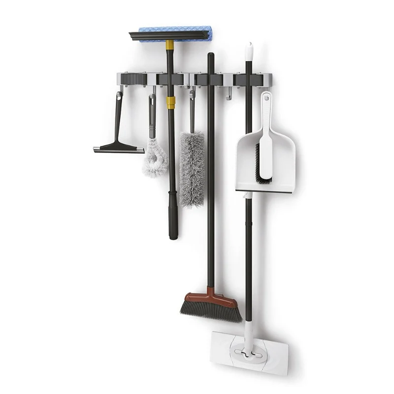 SET 2 SOPORTES DE ESCOBERO DOBLES