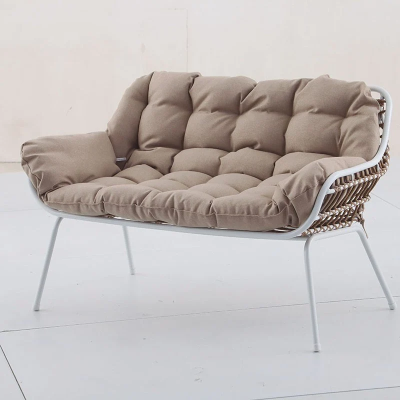 SET 2 SILLONES + SOFÁ + MESITA RATÁN BARCELONA
