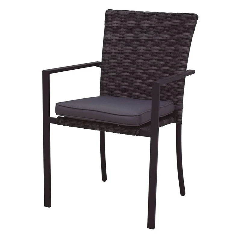 SET 2 SILLONES DE ACERO PARA JARDÍN ARUBA