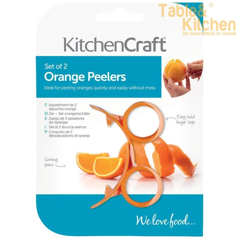 SET 2 PELADORES DE NARANJAS KITCHEN CRAFT