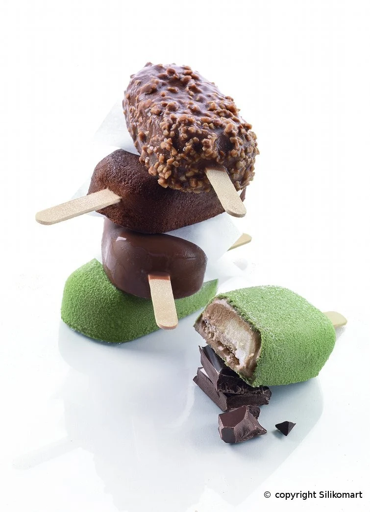 SET 2 MOLDES HELADO ICECREAM CLASSIC SET GEL01
