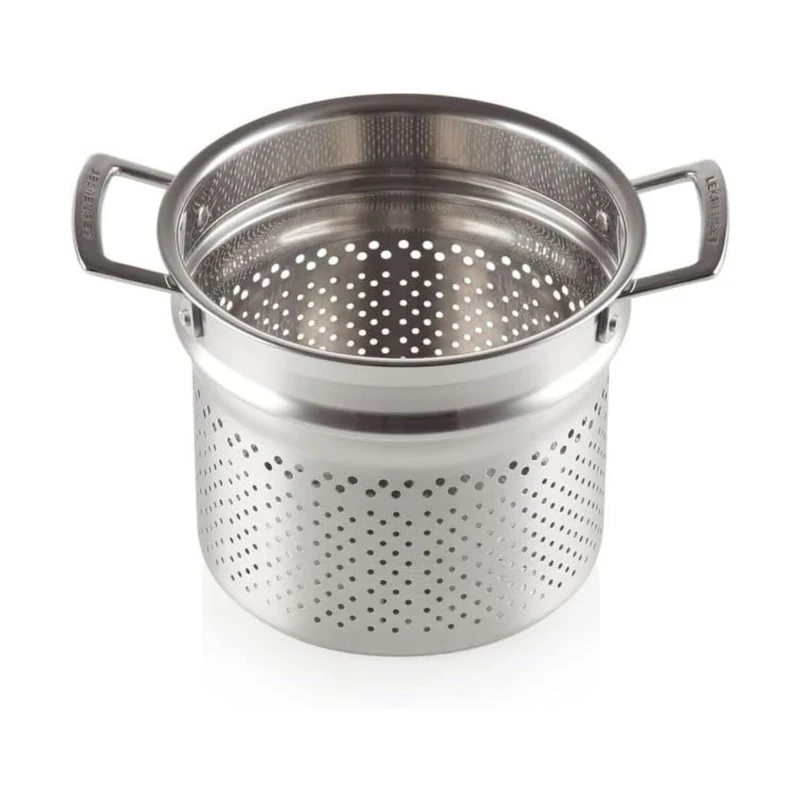 Olla para pasta de acero inoxidable tricapa Classic Le Creuset